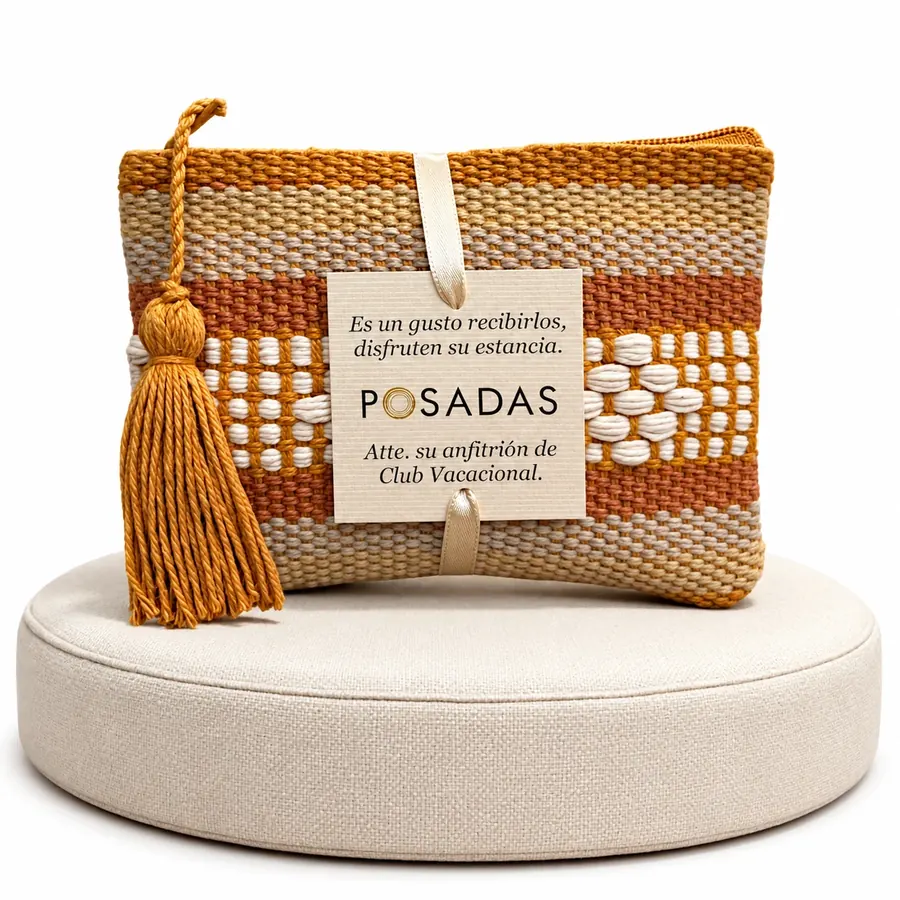 Coin pouch artesanal en telar